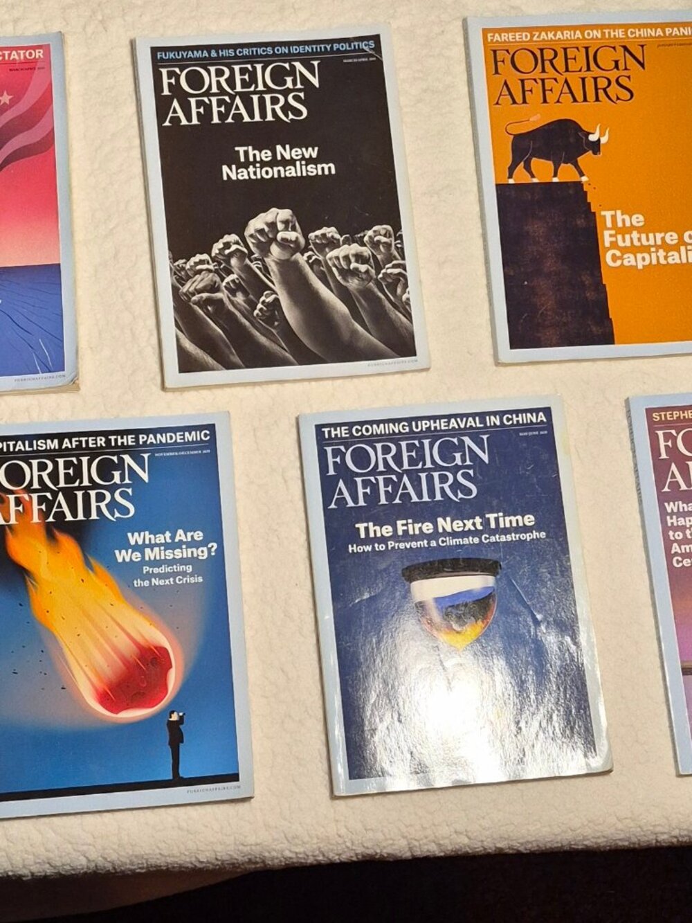 Foreign Affairs Magazine Lot of 10 2019 2020 2021 Trump China Pandemic Politics